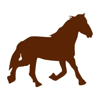 Samolepící dekorace Kůň 002 pravá (15 - hnědá) SAMOLEPKA NA AUTO, NÁLEPKA, FÓLIE, POLEP, TUNING, VLASTNÍ TEXT, TISK, AUTOSAMOLEPKY.cz, POLEPY, OBRÁZEK, LOGO, 3D STICKERS