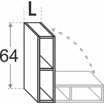 Kuchyňská skříňka Kuchyňská skříňka Duo XL WB20UNI18/64