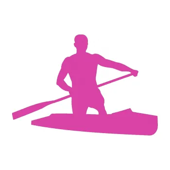 Polep vozidla SAMOLEPKA Kanoista 002 pravá (16 - růžová) NA AUTO, NÁLEPKA, FÓLIE, POLEP, TUNING, VLASTNÍ TEXT, TISK, AUTOSAMOLEPKY.cz, POLEPY, OBRÁZEK, LOGO, SAMOLEPKY