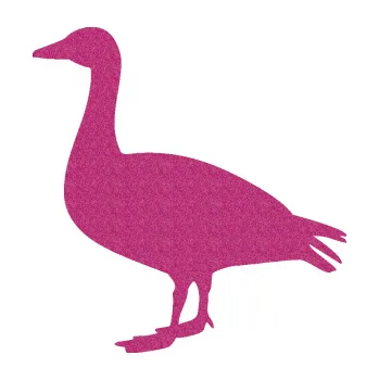 Samolepicí dekorace na vozidlo Husa 001 levá (90 - Ultra Metalic růžová) SAMOLEPKA NA AUTO, NÁLEPKA, FÓLIE, POLEP, TUNING, VLASTNÍ TEXT, TISK, AUTOSAMOLEPKY.cz, POLEPY, OBRÁZEK, LOGO, 3D STICKERS