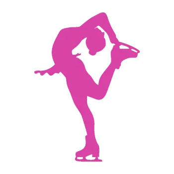 Polep vozidla Krasobruslení 013 levá krasobruslařka (16 - růžová) SAMOLEPKA NA AUTO, NÁLEPKA, FÓLIE, POLEP, TUNING, VLASTNÍ TEXT, TISK, AUTOSAMOLEPKY.cz, POLEPY, OBRÁZEK, LOGO, 3D STICKERS