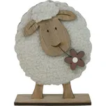Dekorační ovečka velká 2130016 dřevěná