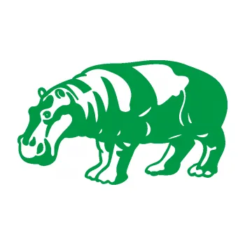 Samolepící dekorace Hroch 003 levá (12 - zelená) SAMOLEPKA NA AUTO, NÁLEPKA, FÓLIE, POLEP, TUNING, VLASTNÍ TEXT, TISK, AUTOSAMOLEPKY.cz, POLEPY, OBRÁZEK, LOGO, 3D STICKERS