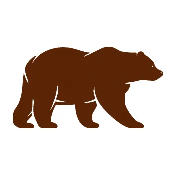 Samolepící dekorace Medvěd 002 pravá (15 - hnědá) SAMOLEPKA NA AUTO, NÁLEPKA, FÓLIE, POLEP, TUNING, VLASTNÍ TEXT, TISK, AUTOSAMOLEPKY.cz, POLEPY, OBRÁZEK, LOGO, 3D STICKERS