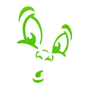 Samolepící dekorace SAMOLEPKA Obličej 002 pravá překvapený (58 - 3D karbon zelený kawasaki) NA AUTO, NÁLEPKA, FÓLIE, POLEP, TUNING, VLASTNÍ TEXT, TISK, AUTOSAMOLEPKY.cz, POLEPY, OBRÁZEK, LOGO, SAMOLEPKY