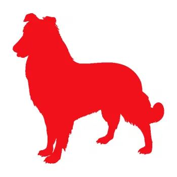 Polep vozidla SAMOLEPKA Pes 084 levá Kolie (10 - červená) NA AUTO, NÁLEPKA, FÓLIE, POLEP, TUNING, VLASTNÍ TEXT, TISK, AUTOSAMOLEPKY.cz, POLEPY, OBRÁZEK, LOGO, SAMOLEPKY