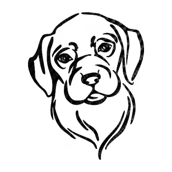 Polep vozidla Pes 130 levá hlavička (50 - 3D karbon černý) SAMOLEPKA NA AUTO, NÁLEPKA, FÓLIE, POLEP, TUNING, VLASTNÍ TEXT, TISK, AUTOSAMOLEPKY.cz, POLEPY, OBRÁZEK, LOGO, 3D STICKERS