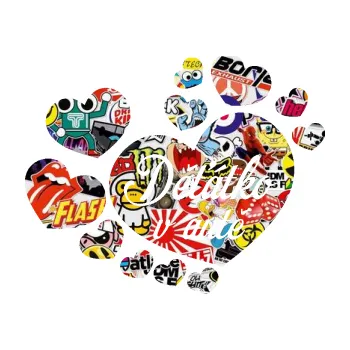 Polep vozidla SAMOLEPKA Dítě v autě 092 nápis děťátko v autě se srdíčky (83 - Sticker bomb) NA AUTO, NÁLEPKA, FÓLIE, POLEP, TUNING, VLASTNÍ TEXT, TISK, AUTOSAMOLEPKY.cz, POLEPY, OBRÁZEK, LOGO, SAMOLEPKY