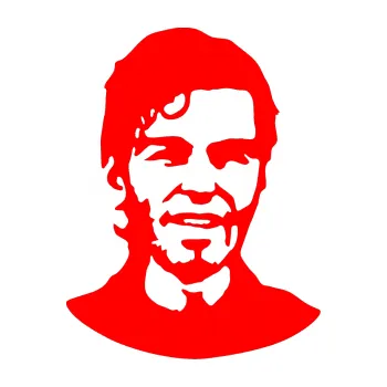 Samolepicí dekorace na vozidlo Jaromír Jágr 001 pravá hokejista (74 - Fluorescentní červená) SAMOLEPKA NA AUTO, NÁLEPKA, FÓLIE, POLEP, TUNING, VLASTNÍ TEXT, TISK, AUTOSAMOLEPKY.cz, POLEPY, OBRÁZEK, LOGO, 3D STICKERS