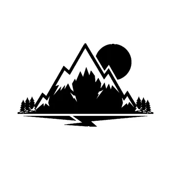 Samolepící dekorace SAMOLEPKA Krajina hory 001 pravá (01 - černá) NA AUTO, NÁLEPKA, FÓLIE, POLEP, TUNING, VLASTNÍ TEXT, TISK, AUTOSAMOLEPKY.cz, POLEPY, OBRÁZEK, LOGO, SAMOLEPKY