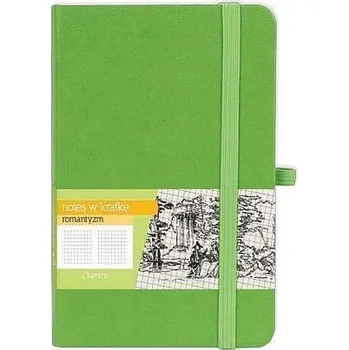 Set školních potřeb Notes A6 Kratka Romantyzm Zielony ANTRA