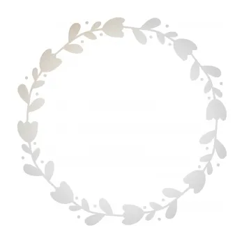 Samolepící dekorace SAMOLEPKA Květina dekor 019 věneček (82 - odrazková reflexní bílá) NA AUTO, NÁLEPKA, FÓLIE, POLEP, TUNING, VLASTNÍ TEXT, TISK, AUTOSAMOLEPKY.cz, POLEPY, OBRÁZEK, LOGO, SAMOLEPKY