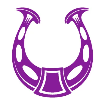 Samolepící dekorace Koňská podkova 001 (14 - fialová) SAMOLEPKA NA AUTO, NÁLEPKA, FÓLIE, POLEP, TUNING, VLASTNÍ TEXT, TISK, AUTOSAMOLEPKY.cz, POLEPY, OBRÁZEK, LOGO, 3D STICKERS
