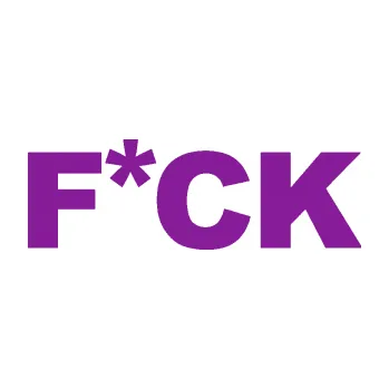 Polep vozidla SAMOLEPKA F*CK nápis (14 - fialová) NA AUTO, NÁLEPKA, FÓLIE, POLEP, TUNING, VLASTNÍ TEXT, TISK, AUTOSAMOLEPKY.cz, POLEPY, OBRÁZEK, LOGO, SAMOLEPKY