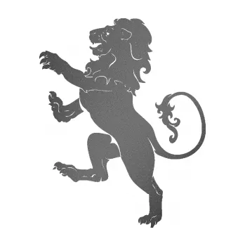 Samolepící dekorace Lev heraldika 004 levá (41 - grafitová metalíza) SAMOLEPKA NA AUTO, NÁLEPKA, FÓLIE, POLEP, TUNING, VLASTNÍ TEXT, TISK, AUTOSAMOLEPKY.cz, POLEPY, OBRÁZEK, LOGO, 3D STICKERS