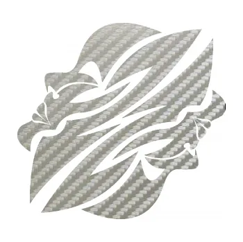 Samolepící dekorace Blíženci 003 (52 - 3D karbon stříbrný) SAMOLEPKA NA AUTO, NÁLEPKA, FÓLIE, POLEP, TUNING, VLASTNÍ TEXT, TISK, AUTOSAMOLEPKY.cz, POLEPY, OBRÁZEK, LOGO, 3D STICKERS