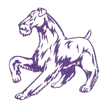 Polep vozidla SAMOLEPKA Pes 004 levá Knírač (87 - Ultra Metalic fialová) NA AUTO, NÁLEPKA, FÓLIE, POLEP, TUNING, VLASTNÍ TEXT, TISK, AUTOSAMOLEPKY.cz, POLEPY, OBRÁZEK, LOGO, SAMOLEPKY