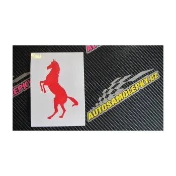 Samolepící dekorace SAMOLEPKA Kůň 013 levá na zadních (10 - červená) NA AUTO, NÁLEPKA, FÓLIE, POLEP, TUNING, VLASTNÍ TEXT, TISK, AUTOSAMOLEPKY.cz, POLEPY, OBRÁZEK, LOGO, SAMOLEPKY