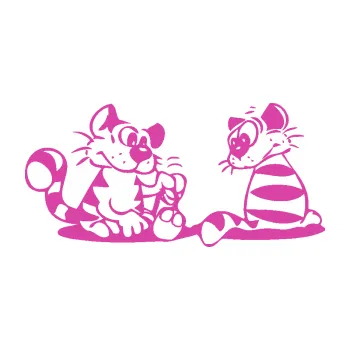 Samolepící dekorace SAMOLEPKA Interiér 010 levá kočičky (16 - růžová) NA AUTO, NÁLEPKA, FÓLIE, POLEP, TUNING, VLASTNÍ TEXT, TISK, AUTOSAMOLEPKY.cz, POLEPY, OBRÁZEK, LOGO, SAMOLEPKY