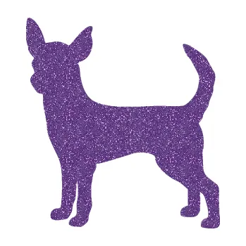 Polep vozidla SAMOLEPKA Pes 137 levá čivava (87 - Ultra Metalic fialová) NA AUTO, NÁLEPKA, FÓLIE, POLEP, TUNING, VLASTNÍ TEXT, TISK, AUTOSAMOLEPKY.cz, POLEPY, OBRÁZEK, LOGO, SAMOLEPKY