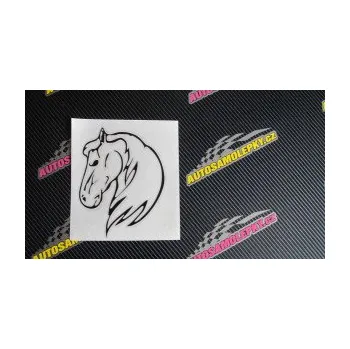 Samolepící dekorace Kůň 026 levá (17 - šedá) SAMOLEPKA NA AUTO, NÁLEPKA, FÓLIE, POLEP, TUNING, VLASTNÍ TEXT, TISK, AUTOSAMOLEPKY.cz, POLEPY, OBRÁZEK, LOGO, 3D STICKERS