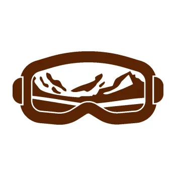 Samolepící dekorace I love snow brýle pravá (15 - hnědá) SAMOLEPKA NA AUTO, NÁLEPKA, FÓLIE, POLEP, TUNING, VLASTNÍ TEXT, TISK, AUTOSAMOLEPKY.cz, POLEPY, OBRÁZEK, LOGO, 3D STICKERS