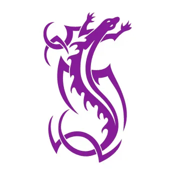 Samolepící dekorace SAMOLEPKA Ještěrka 006 pravá (14 - fialová) NA AUTO, NÁLEPKA, FÓLIE, POLEP, TUNING, VLASTNÍ TEXT, TISK, AUTOSAMOLEPKY.cz, POLEPY, OBRÁZEK, LOGO, SAMOLEPKY