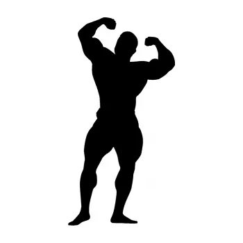 Polep vozidla Kulturista 003 levá (01 - černá) SAMOLEPKA NA AUTO, NÁLEPKA, FÓLIE, POLEP, TUNING, VLASTNÍ TEXT, TISK, AUTOSAMOLEPKY.cz, POLEPY, OBRÁZEK, LOGO, 3D STICKERS