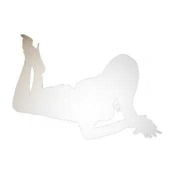 Polep vozidla SAMOLEPKA Erotická žena 036 pravá (82 - odrazková reflexní bílá) NA AUTO, NÁLEPKA, FÓLIE, POLEP, TUNING, VLASTNÍ TEXT, TISK, AUTOSAMOLEPKY.cz, POLEPY, OBRÁZEK, LOGO, SAMOLEPKY