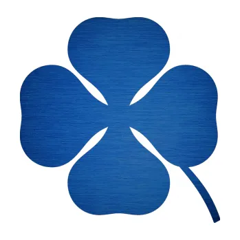 Samolepící dekorace SAMOLEPKA Čtyřlístek 001 pravá (65 - škrábaný kov modrý) NA AUTO, NÁLEPKA, FÓLIE, POLEP, TUNING, VLASTNÍ TEXT, TISK, AUTOSAMOLEPKY.cz, POLEPY, OBRÁZEK, LOGO, SAMOLEPKY