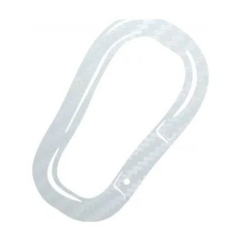 Samolepící dekorace SAMOLEPKA Karabina 001 pravá alpinismus (51 - 3D karbon bílý) NA AUTO, NÁLEPKA, FÓLIE, POLEP, TUNING, VLASTNÍ TEXT, TISK, AUTOSAMOLEPKY.cz, POLEPY, OBRÁZEK, LOGO, SAMOLEPKY