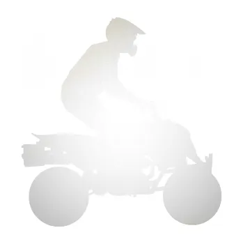 Samolepící dekorace Čtyřkolka 004 pravá (82 - odrazková reflexní bílá) SAMOLEPKA NA AUTO, NÁLEPKA, FÓLIE, POLEP, TUNING, VLASTNÍ TEXT, TISK, AUTOSAMOLEPKY.cz, POLEPY, OBRÁZEK, LOGO, 3D STICKERS