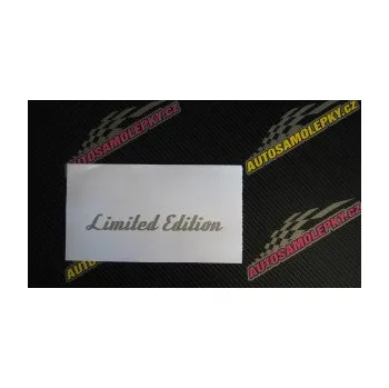 Polep vozidla SAMOLEPKA Limited edition 008 (10 - červená) NA AUTO, NÁLEPKA, FÓLIE, POLEP, TUNING, VLASTNÍ TEXT, TISK, AUTOSAMOLEPKY.cz, POLEPY, OBRÁZEK, LOGO, SAMOLEPKY