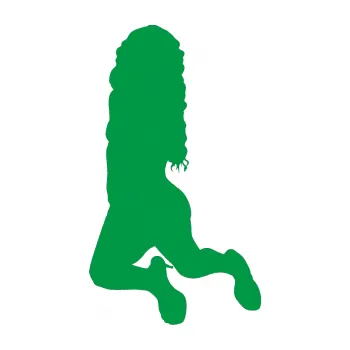 Polep vozidla Erotická žena 038 levá (12 - zelená) SAMOLEPKA NA AUTO, NÁLEPKA, FÓLIE, POLEP, TUNING, VLASTNÍ TEXT, TISK, AUTOSAMOLEPKY.cz, POLEPY, OBRÁZEK, LOGO, 3D STICKERS