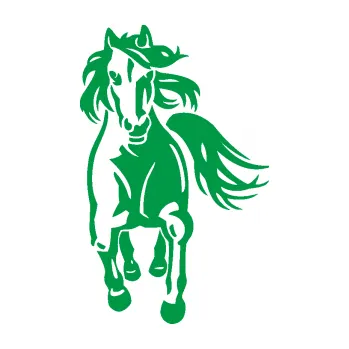 Samolepící dekorace Kůň 077 levá (12 - zelená) SAMOLEPKA NA AUTO, NÁLEPKA, FÓLIE, POLEP, TUNING, VLASTNÍ TEXT, TISK, AUTOSAMOLEPKY.cz, POLEPY, OBRÁZEK, LOGO, 3D STICKERS