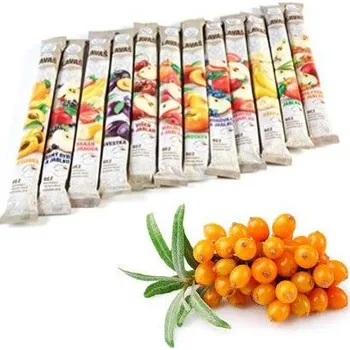 Zdraví Nara-natur Rakytník+Jablko ovocná trubička NESLAZENÁ - vynikající osvěžující trubička ze 100% rakytníkovo-jablkové šťávy 140gr