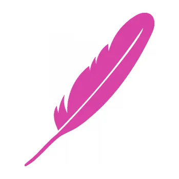 Samolepící dekorace Peříčko 005 pravá (16 - růžová) SAMOLEPKA NA AUTO, NÁLEPKA, FÓLIE, POLEP, TUNING, VLASTNÍ TEXT, TISK, AUTOSAMOLEPKY.cz, POLEPY, OBRÁZEK, LOGO, 3D STICKERS