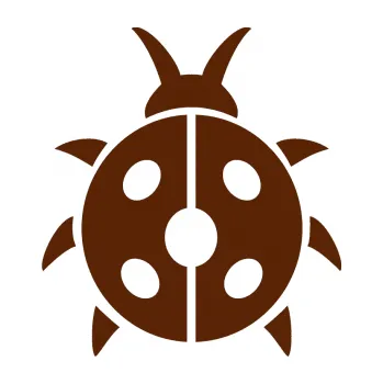 Samolepící dekorace Beruška 002 (15 - hnědá) SAMOLEPKA NA AUTO, NÁLEPKA, FÓLIE, POLEP, TUNING, VLASTNÍ TEXT, TISK, AUTOSAMOLEPKY.cz, POLEPY, OBRÁZEK, LOGO, 3D STICKERS