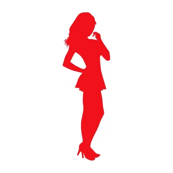 Polep vozidla Erotická žena 025 pravá (10 - červená) SAMOLEPKA NA AUTO, NÁLEPKA, FÓLIE, POLEP, TUNING, VLASTNÍ TEXT, TISK, AUTOSAMOLEPKY.cz, POLEPY, OBRÁZEK, LOGO, 3D STICKERS