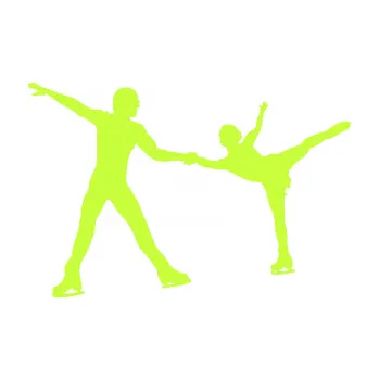 Polep vozidla Krasobruslení 010 pravá pár (27 - limetová) SAMOLEPKA NA AUTO, NÁLEPKA, FÓLIE, POLEP, TUNING, VLASTNÍ TEXT, TISK, AUTOSAMOLEPKY.cz, POLEPY, OBRÁZEK, LOGO, 3D STICKERS