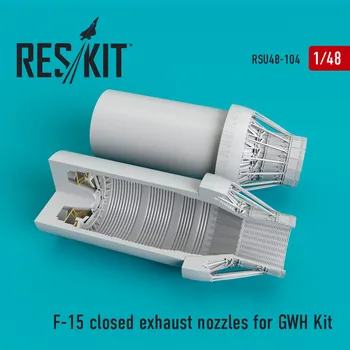 Plastikový model Reskit 1/48 F-15 closed exhaust nozzles (GWH)