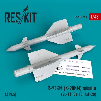 Plastikový model Reskit 1/48 R-98 KM (K-98KM) missile (2 pcs.)