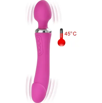 Vibrátor DVOUSTRANNÝ VIBRÁTOR NAHŘÍVANÝ 45 °C HORKÝ MASTURBÁTOR – 73213361