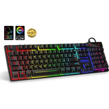 Klávesnice CONNECT IT NEO klávesnice pro hráče (CZ+SK verze), RGB podsvícení, reaguje na zvuk