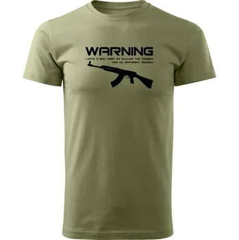 Tričko BAD HABIT SA58 - olivová