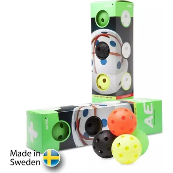 Salming aero plus ball colour 4-pack set 4ks barevné