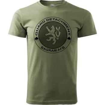 Pánské tričko STRIKER Tričko Guard Detachment Bagram Barva: Olivová, Velikost: XXXL
