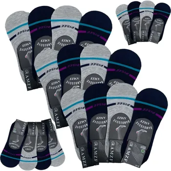 Numberoplus Pánské Bambusové ťapky-4 páry, velikost 39-47 Barva: Vícebarevné 3, Velikost: 43-46