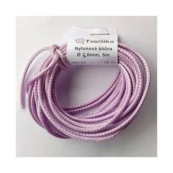 Korálek Nylonová šňůra fialová 3,0mm (5m)