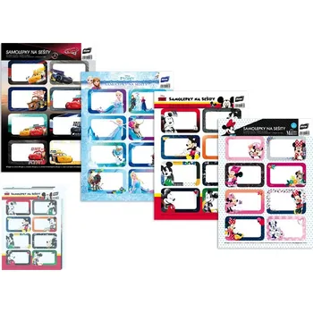 samolepka MFP Paper Samolepky na sešity 8ks Disney